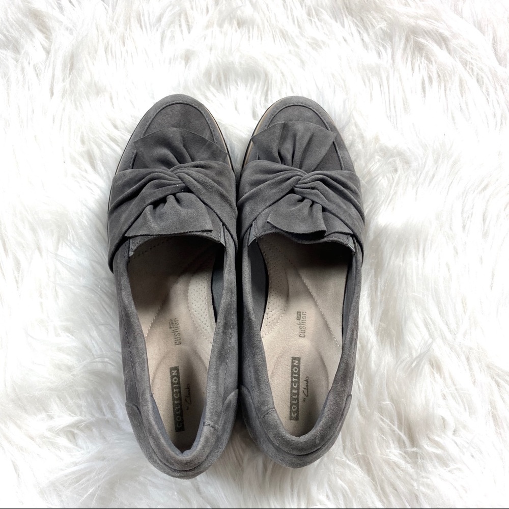 Clarks Collection Sharon Dasher Suede Loafers - Picture 4 of 7